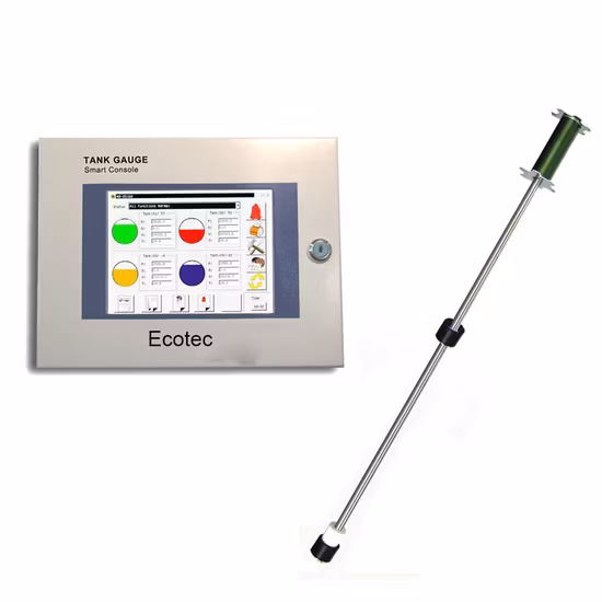 Gas Station Fueling System Magnetostrictive Probe Tank Gauging System