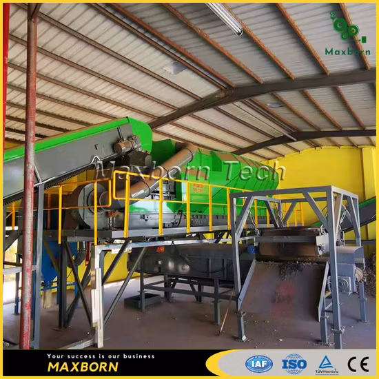 가장 수익성이 높은 대용량 가정용 쓰레기 분류 라인 Msw 재활용 솔루션 국내 재활용 판매